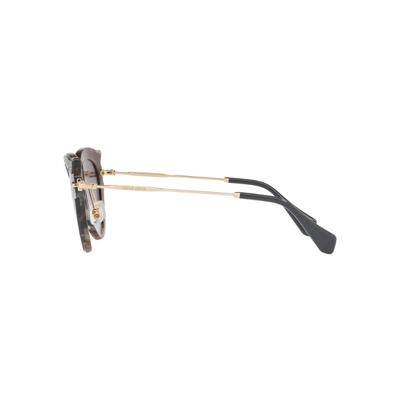 New Miu Miu Gray Havana Sunglasses